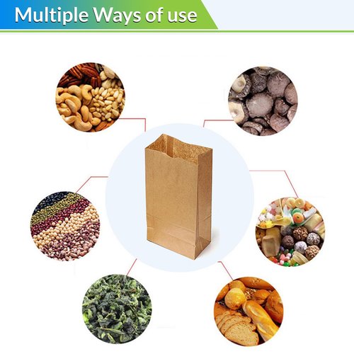 Perfect Stix 4lb Brown Paper Bags-Lunch Bags, Craft Bags, Grocery Bags- Pack of 2000ct