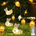 Suddus Easter String Lights - 12.8ft Battery Operated 40 LED Outdoor & Indoor Decorations