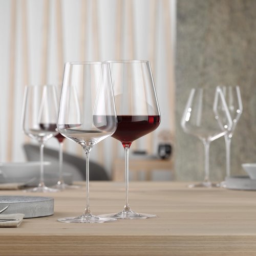 Spiegelau Definition Burgundy Wine Glasses Set of 2 – Large Bowl Red Wine Glasses for Pinot Noir & Burgundy – Lead-Free Crystal Stemware for Home Bar & Entertaining