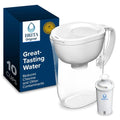 Brita Large Water Filter Pitcher - 10-Cup Capacity, BPA-Free, Includes 1 Standard Filter, Bright White