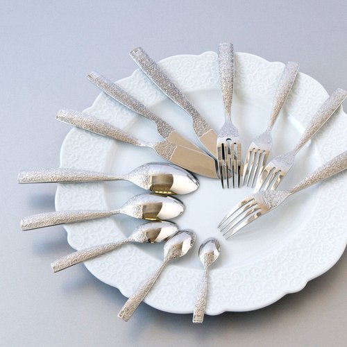 Alessi "Dressed" Salad Set, Silver