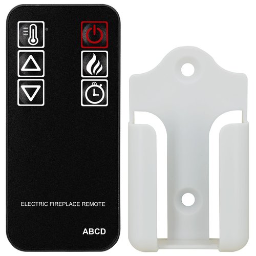 XINJISHIMIN Replacement Remote Control for Whalen FP261A FP-261A FP26-1A FP26-1A-THM SF103C-23G WMFP60FH-14 Combination Electric Fireplace Heater (with Wall Mounting Bracket)