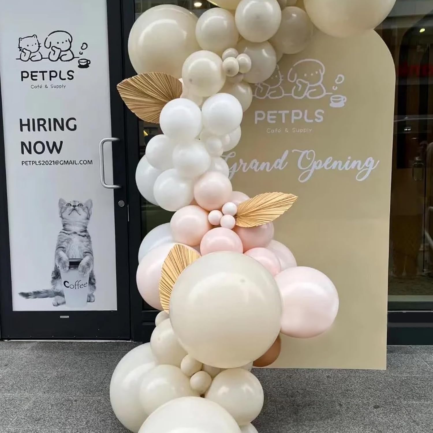 Voircoloria Ivory Balloon Garland Kit - 90 Pack in 5 Sizes for Weddings, Graduations, and Parties