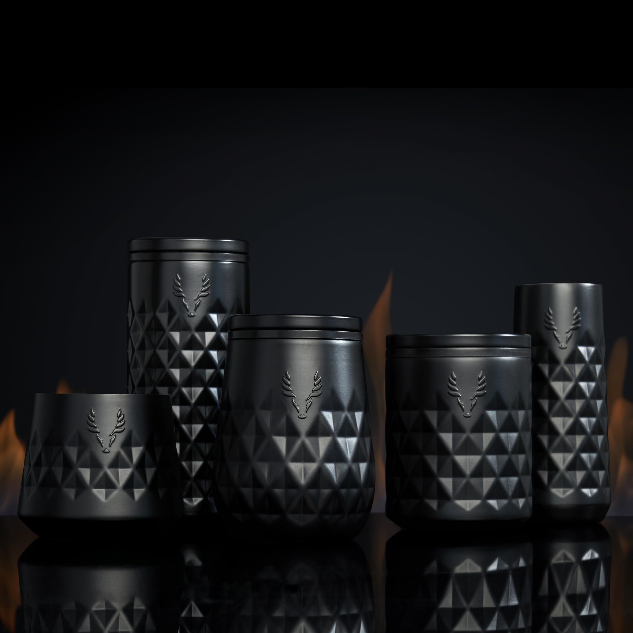Viski Paragon Stainless Steel Whiskey Taster Tumbler Cup, Insulated Ceramic Lined Metal Cocktail Glass for Patio, Outdoor Party, Wedding Gifts, Drink Lover Gifts, 8 oz, Set of 1, Obsidian Black