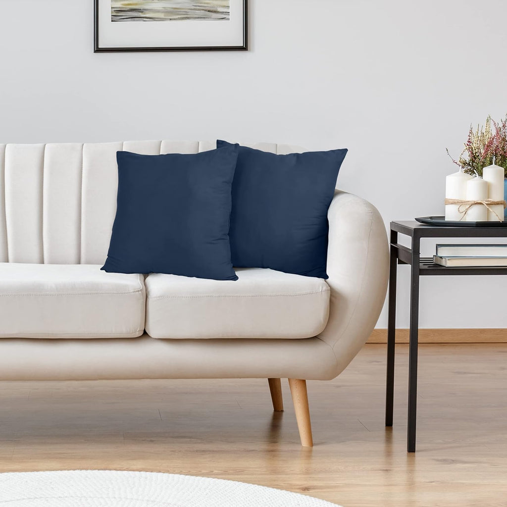 Utopia Bedding 20x20 Pillow Inserts - Set of 2 Navy Decorative Throw Pillows | Soft & Supportive Cushions for Home