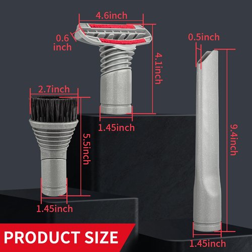 DC14 Vacuum Upholstery Tool for Dyson DC14 Replacement Parts. Generic Tool Kit for Dyson Upholstery Attachment. Compatible for Dyson DC01, DC02, DC03, DC04, DC05, DC07, DC14 Vacuum Attachments.