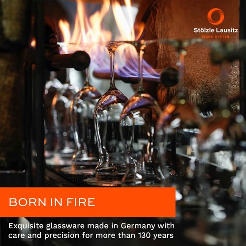 Stölzle Lausitz Set of 6 Brandy Glasses (CLASSIC). Dishwasher Safe Liqueur Glasses (6.25 Fl oz). Durable Bourbon Snifter Glass - Genuine Stölzle Glassware