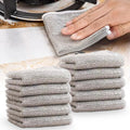 Skiennix Multifunctional Wire Dishcloths - Premium Non-Scratch Dishwashing Rags (10 Pack) for Wet & Dry Cleaning