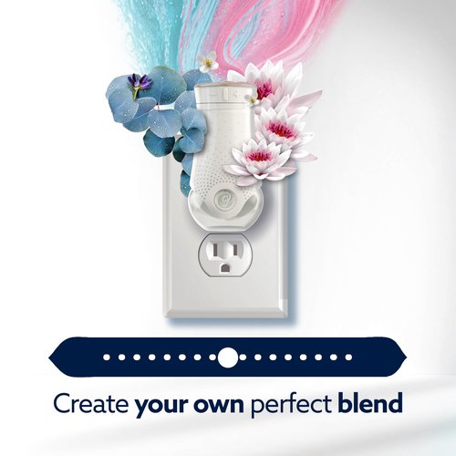 Glade PlugIns Refills with CustomScent Technology, Eucalyptus & Waterlily, 5 Refills