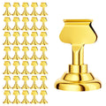 Urban Deco 36 Pieces Table Card Holder Place Card Holders 1.7 inches Gold Steel Card Holders for Photos, Food Signs, Memo Notes, Weddings, Restaurants, Birthdays(Gold 36PK)