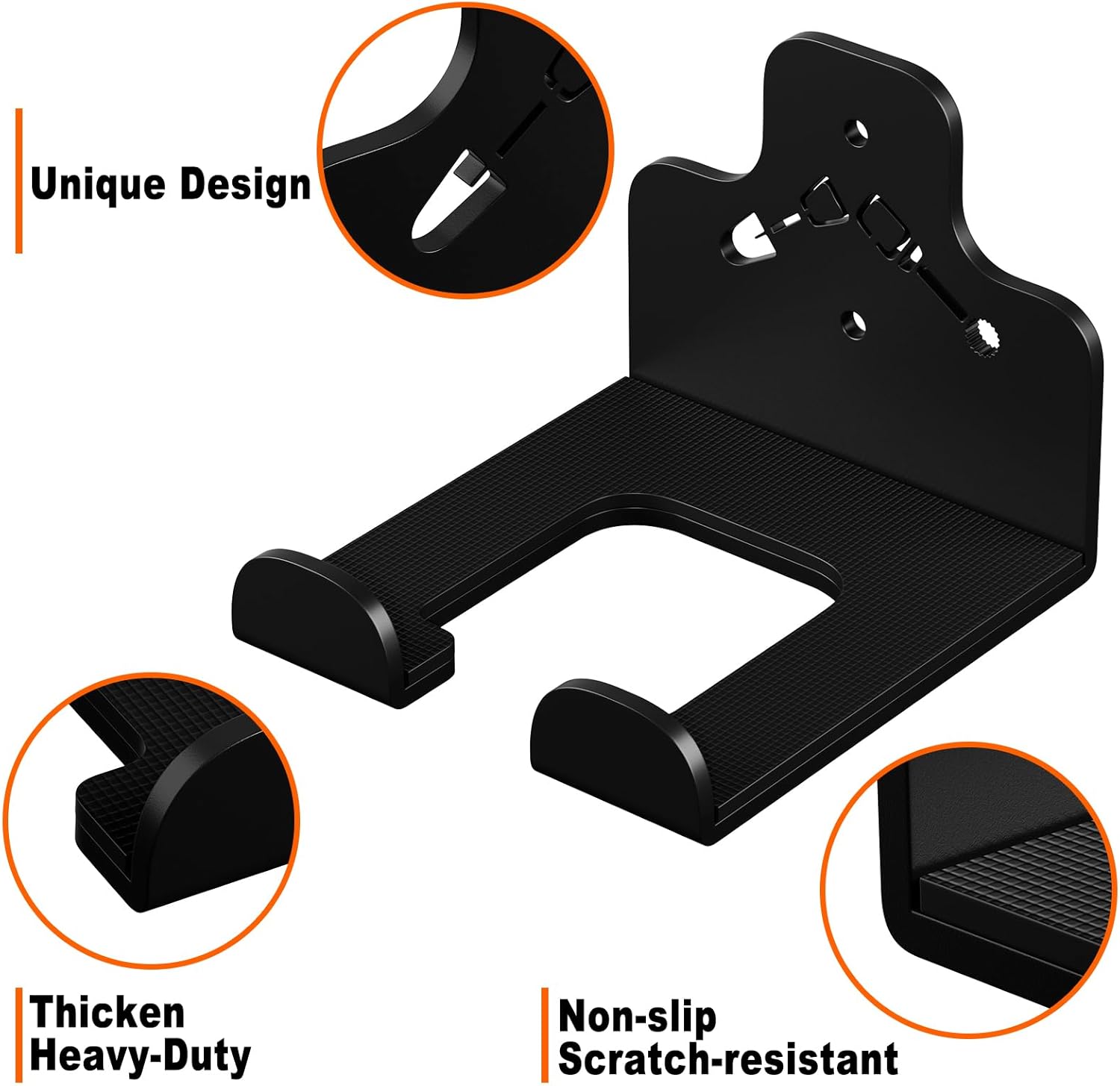 Skiennix Garage Organization Trimmer Rack - Heavy Duty Wall-Mounted Tool Hanger for Garden Tools | 1 Pack