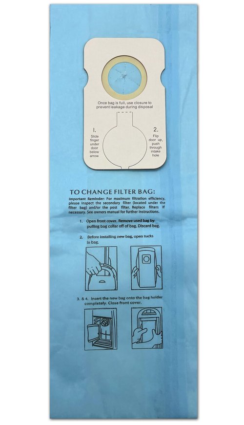 12 Riccar 8000 & Simplicity 7000 Type B Vaccum Bags, Upright, Commercial Vacuum Cleaners, 8000, 7000, 7200, 7250, 7300, 7350, 7700, 7750, 7900, 7950