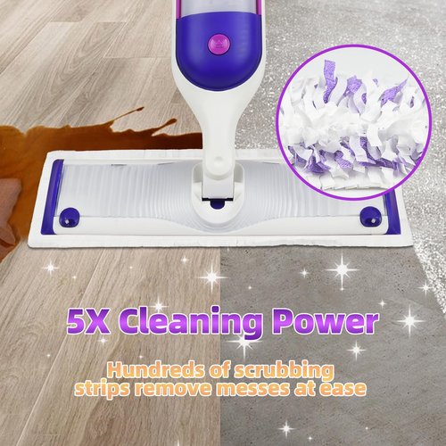 12 Pack Disposable Mop Pads for PowerMop™ Multi-Surface Floor Mop, Mopping Pad Refills for Floor Cleaning