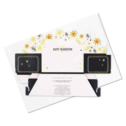 Hallmark Paper Wonder Musical Pop Up Graduation Card and Gift Card Holder (Plays Celebration)