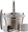 Large Insulated Ice Bucket with Lid – Stainless Steel Ice Bucket and Scoop – Ice Buckets for Parties, Bars – Ice Bucket with Lid and Scoop – Outdoor Ice Bucket, Champagne (Natural Stainless)
