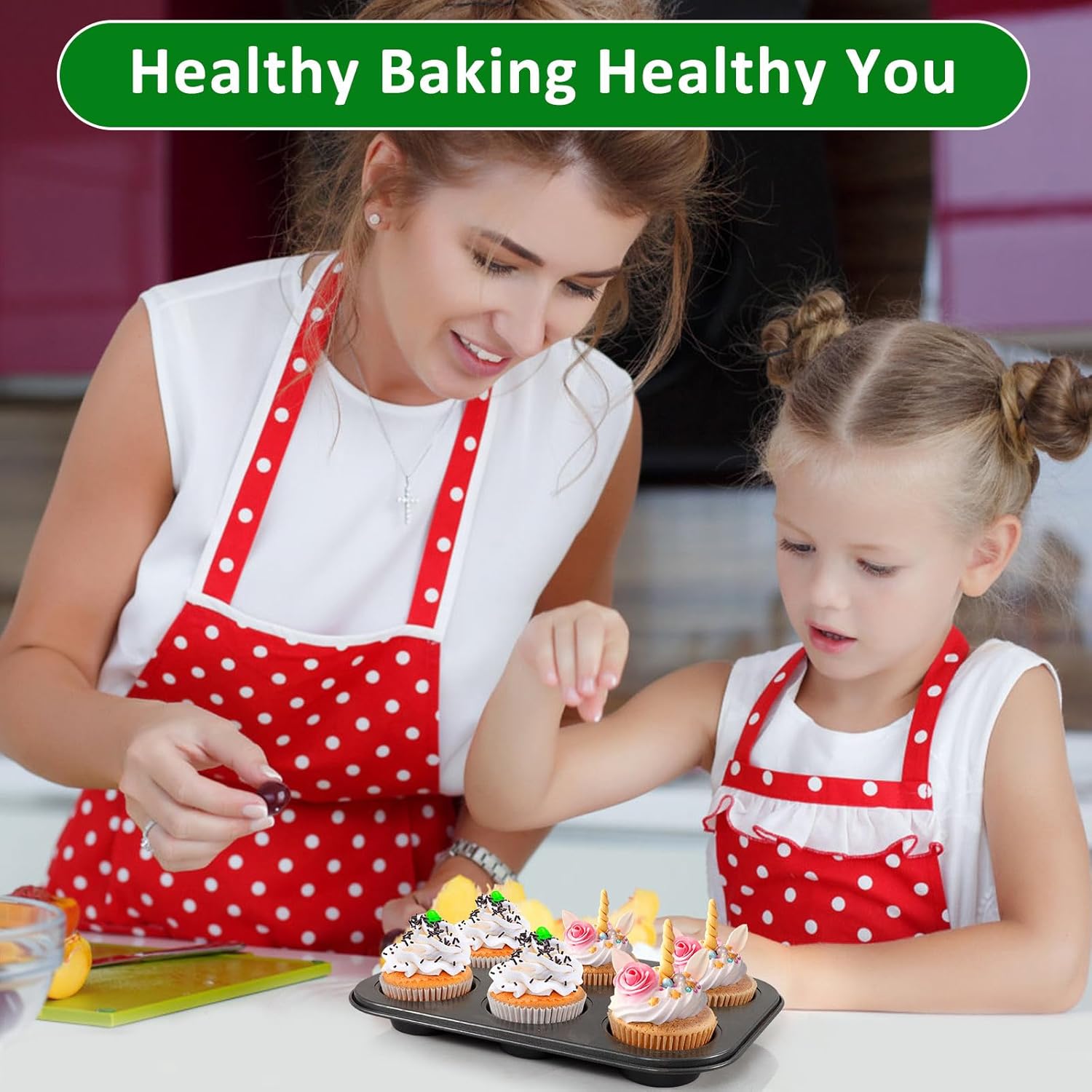 Caperci Mini Cupcake Liners - 400pcs Natural Paper Muffin Liners, Non-Stick & Grease-Proof