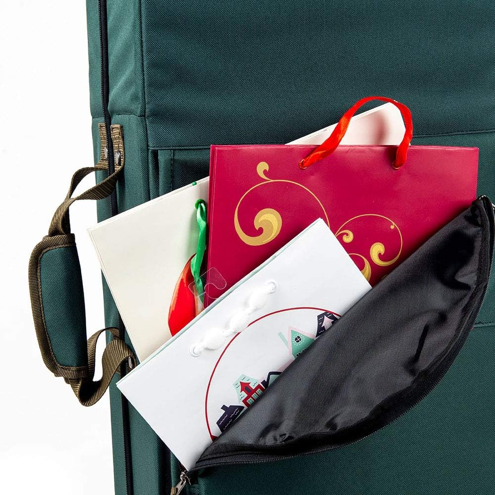 TreeKeeper Gift Bag Wrap & Craft Organizer - Stores 14 Rolls of 40-Inch Wrapping Paper & 6 XL Ribbons