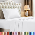 Utopia Bedding Twin Sheet Set - Soft & Breathable Microfiber | 3-Piece Bed Sheets in White
