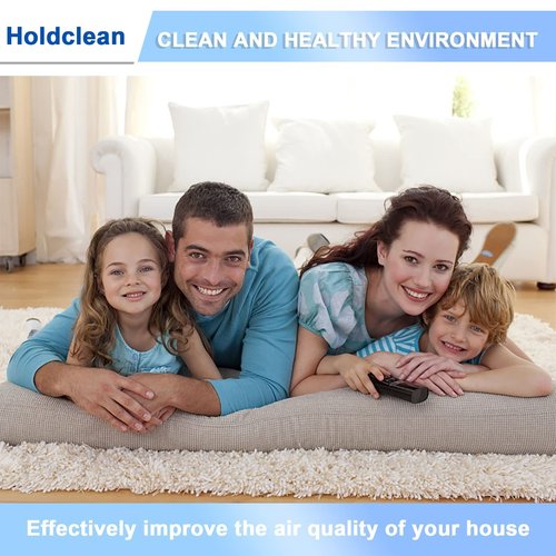 Holdclean Vacuum Filters Replacement for Shark Rocket, HV300, HV300W, HV301, HV302, HV303, HV305, HV308, HV310, UV450, 3 Foam + 3 Felt Filters and 3 Post-Filters, Replaces Part XFFV300