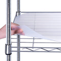 BRIAN & DANY Wire Shelf Liner 18" X 48", Set of 10, Heavy Duty Shelf Liners for Wire Shelving, Waterproof Protector Mats, Transparent