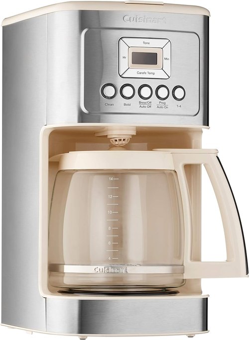 Cuisinart DCC-3200CRM Coffee Maker - 14-Cup Fully Automatic with Brew Strength Control & Stainless Steel Finish