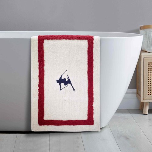 Izod - Bath Rug, Soft & Absorbent Bath Mat with Non-Skid Backing, Holiday Home Decor, Dorm Room Essentials (Alpine Collection, 20" x 32")
