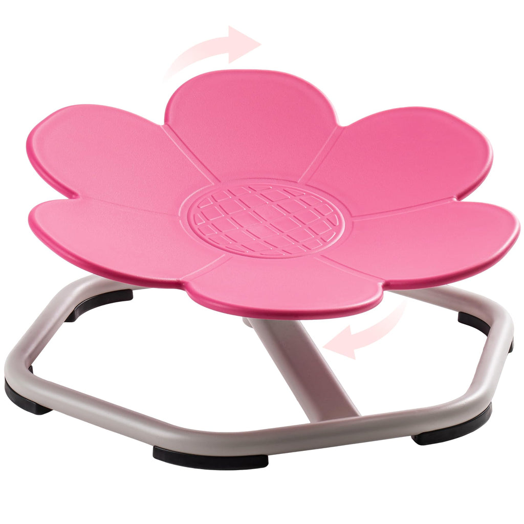 ROBOTIME Kids Sensory Swivel Chair, Autism Spinning Chair for Kids Sensory with Non-Slip Design, Training Body Coordination, No Assembly (Pink)