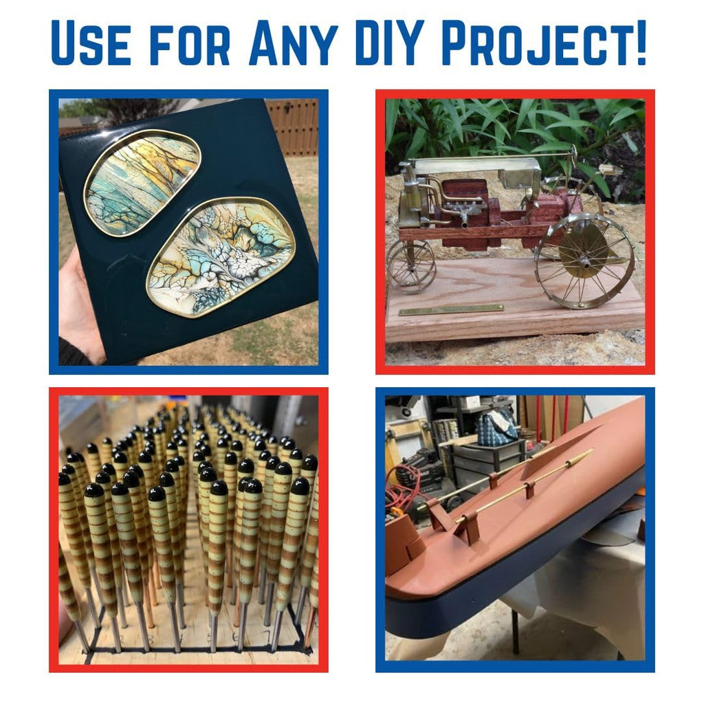 166 Solid Brass Rod 3/16"