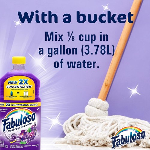 Fabuloso Lavender Multi-Purpose Cleaner, 128 fl oz (Pack of 2)