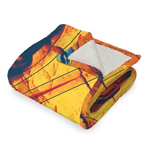 Northwest Deadpool Silk Touch Sherpa Throw Blanket, 50" x 60", Dead and Shred
