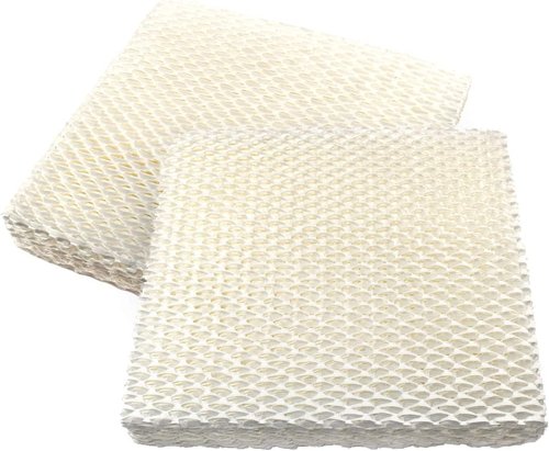 HQRP 2-Pack HFT600 Humidifier Wick Filter for Honeywell Filter T HFT600PDQ Replacement for Honeywell HEV615 HEV620 HEV600 Series Top Fill Cool Mist Humidifiers