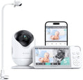 Dr.Care VistaView 5” Smart WiFi Baby Monitor - 2K HD Camera, Night Vision, App Control & 5000mAh Battery