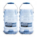 San Jamar Saf-T-Ice Ice Tote with Ice Machine Hanger for Bars, Restaurants, Kitchens, And Fast Food, Polycarbonate, 6 Gallons, Blue, (Pack of 2)