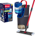 O-Cedar H2prO Flat Mop System - Quick Cleaning Tool with Machine Washable Microfiber Pad | Safe for Wood, Vinyl, Tile