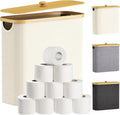 Lifewit Toilet Paper Storage Holder - Free Standing Organizer for 12-16 Rolls | Extra Large 30L, White