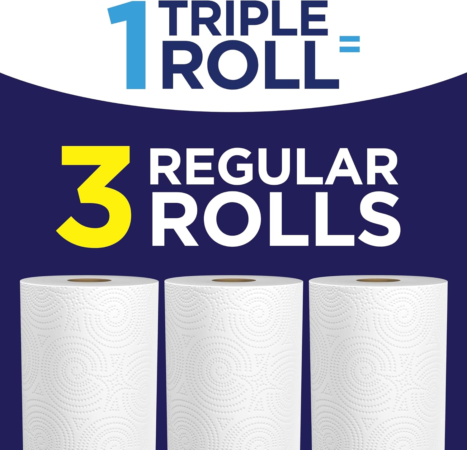 Sparkle Paper Towels - Pick-A-Size, 3 Triple Rolls, Convenient Pack of 2 for Easy Cleaning