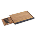 PICNIC TIME Formaggio Cheese Board with Chalkboard Cheese Makers, Charcuterie Board and Food Labels, Acacia Wood Cutting Board, (Acacia Wood)