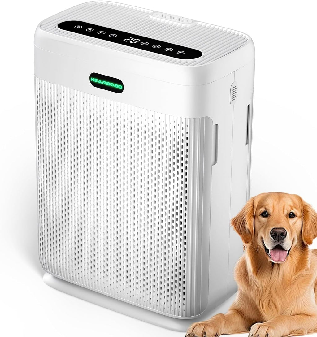 Skiennix Air Purifier - H13 HEPA Filter with PM2.5 Sensors | Ideal for Large Rooms up to 3000 sq. ft.