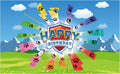 Skiennix Dog Paw Birthday Banner - Giant 70.8x43.3 Inch Decoration for Baby & Kids Parties