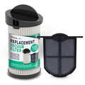 Replacement Vacuum Filter - Compatible with Eye-Vac Part & EV-EF Exhaust Filter & Part # EV-PMF Pre-Motor Filter – Fits Eye-Vac Professional Units - by Think Crucial