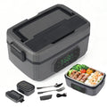 Rechargeable Adult Wireless Heated Lunch Box, 21000mAh Battery-Powered,Automatic Temperature Control Insulated Container,1.2L Leak-Proof Stainless Steel Container Ideal for Office/Truck/Outdoor Use