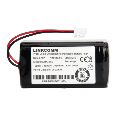 LINKCOMM RVBAT850 Battery Replacement for Shark ION/IQ/AI Robot Vacuum RV1001AE RV1000AE RV1001 RV1000 RV1101ARUS RV2001WRUS RV2001DRUS RV871R RV851WV RV850 RV761 RV761R01US AV753 AV752
