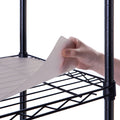 Poofzy Wire Shelf Liner 16" X 36", Non-Adhesive Plastic Shelf Liners for Wire Shelving, Waterproof Protector Mats (5PK, Gray)