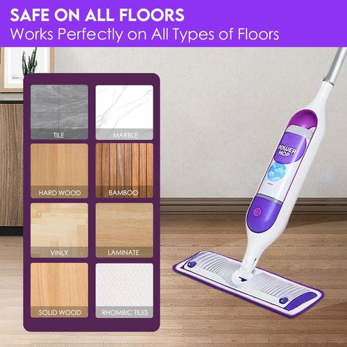 Yicotira Reusable Power Mop Refill Pads for Swiffer Power Mop Starter Kit - Swifter Powermop Pads Refills - Multi-Surface & Wood Mopping Pad Refil for Floor Cleaning - Washable Microfiber Pad, 3 Pack