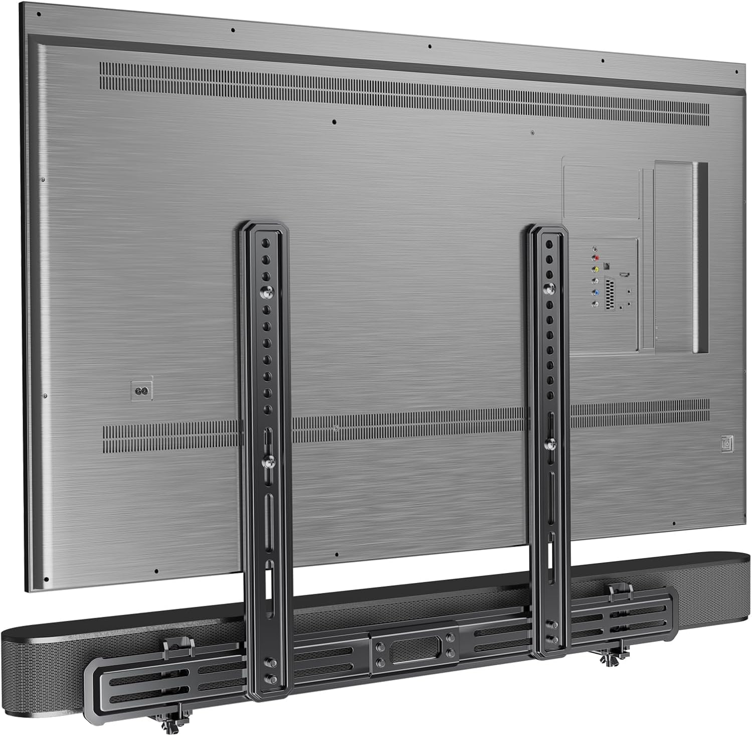 Perlegear Soundbar Mount - Versatile Under TV Sound Bar Holder | Supports Up to 15 lbs, Extends 3.5” to 6”
