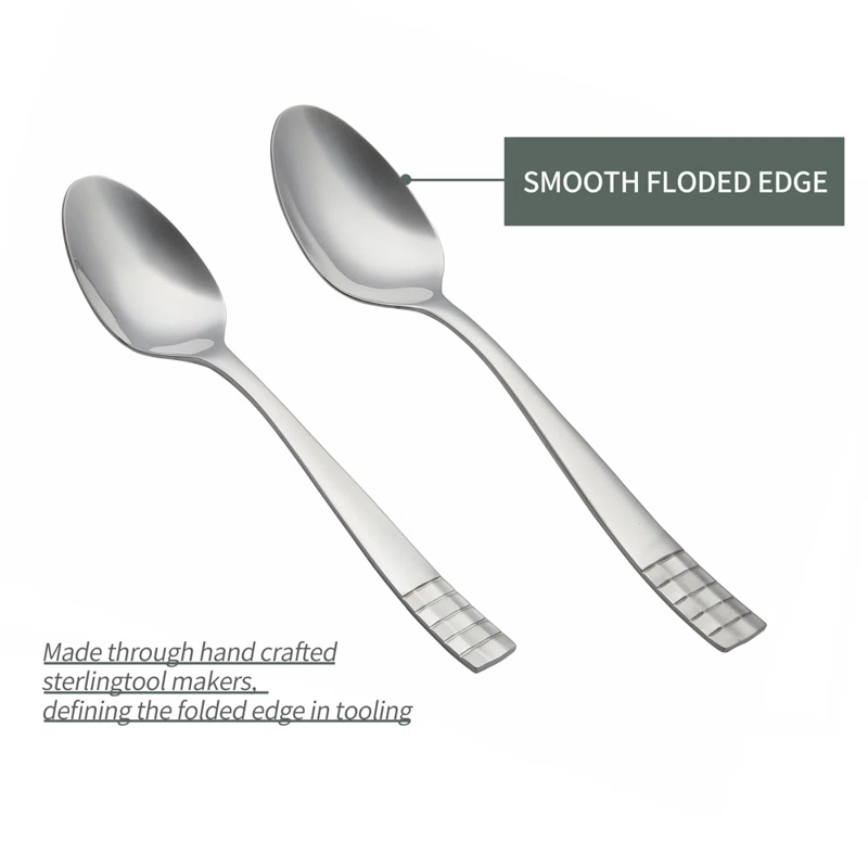 20-Piece Stainless Steel Flatware Set for 4 - Dishwasher Safe