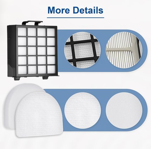 AZ4002 Replacement filter for Shark Detect Pro Vacuum AZ4000 AZ4002 AZ4000C, 2 HEPA Filter, 4 Foam & Felt Filters, 4 Odor Neutralizer Cartridge