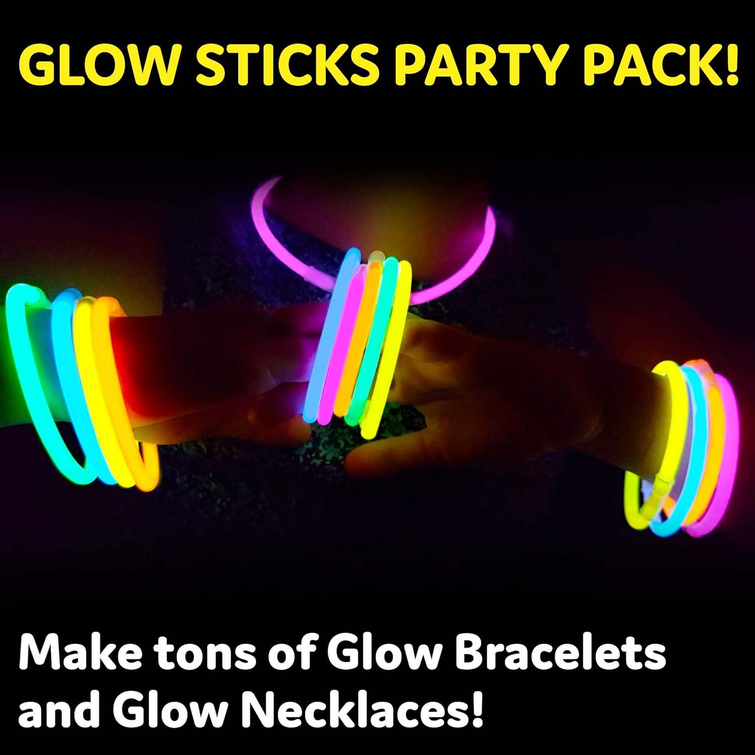 PartySticks Glow Sticks - Vibrant Bulk Party Favors for Unforgettable Celebrations