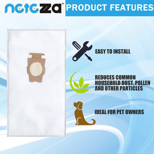 15Pack 204814 HEPA Bags Compatible with Kirby Vacuum Bags 205811 Style F,204811,204814,Fit for Kirby All Generation G,Sentria, Sentria II, Avalir, Avalir II