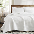 WRENSONGE King Size Quilt Bedding Set - 3 Pieces Lightweight Summer Coverlet with 2 Pillow Shams